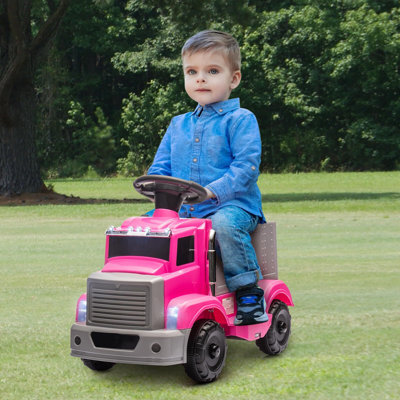 6V Kids Electric Car With Under Seat Storage