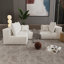 Canapé d'angle, canapé modulaire, canapé-lit, canapé-lit, fabriqué en éponge haute densité et tissu moelleux doux, avec plusieurs combinaisons disponibles (gris)-1821483686