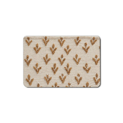 Tapis de bain à motif de blé, 16 po x 24 po