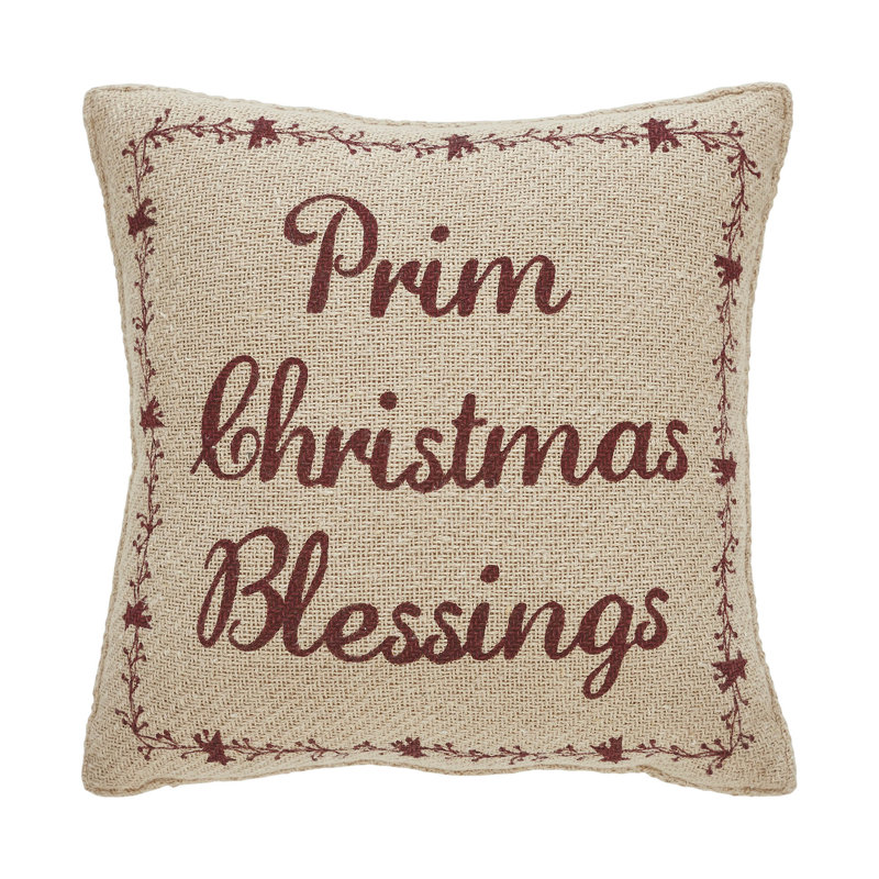 Gable Primitive Reversible Throw Pillow