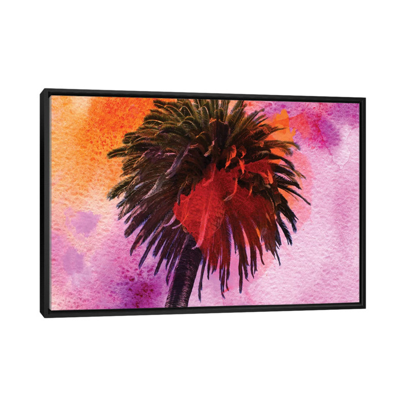 « tropical beach » par irena orlov, reproduction de photo sur toile tendue, H 32 po x l 48 po x P 1,5 po, Pas de tapis