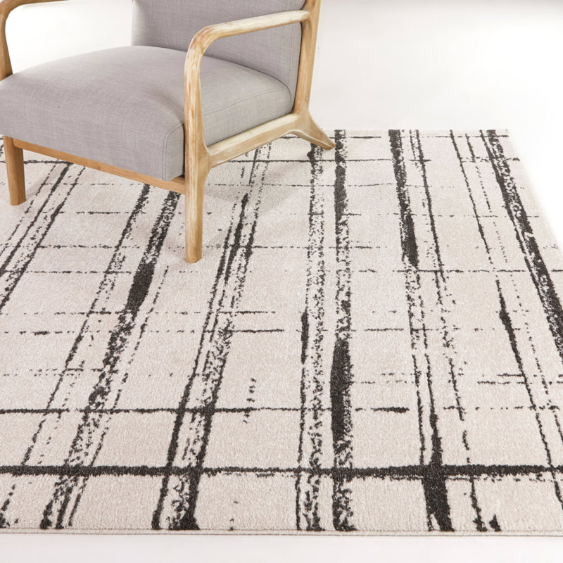 Abstract Indoor Rug, Rectangle 5'3" x 7'