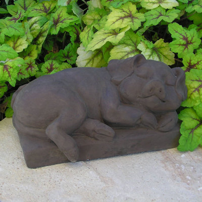 Sleeping Pig Statue
