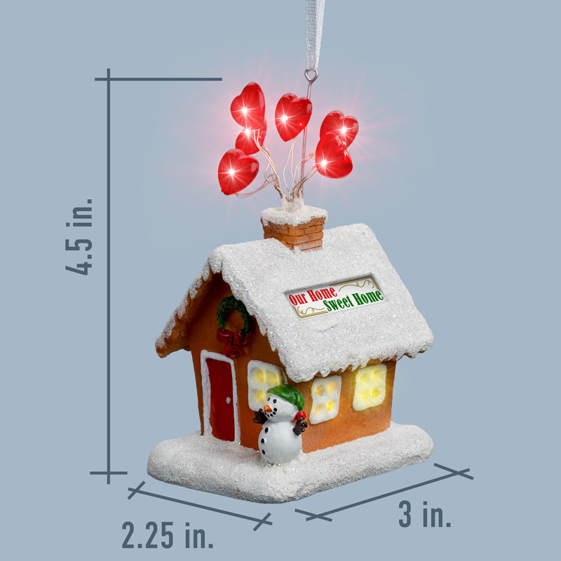 Maison en pain d'épices - Décoration lumineuse de Noël pour les nouveaux propriétaires (édition 2026)