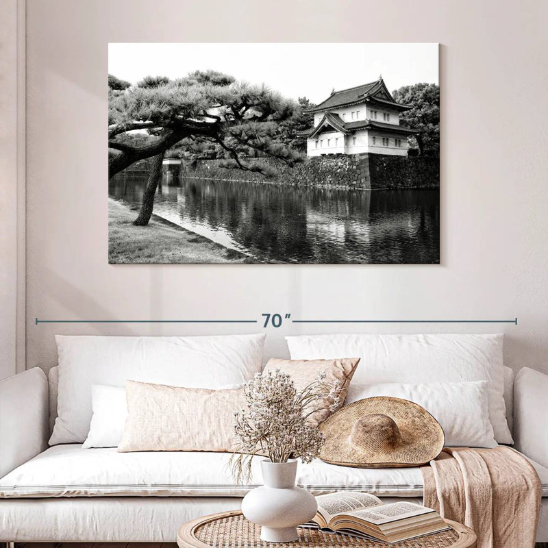 Palais impérial japonais, H 32 po x l 48 po