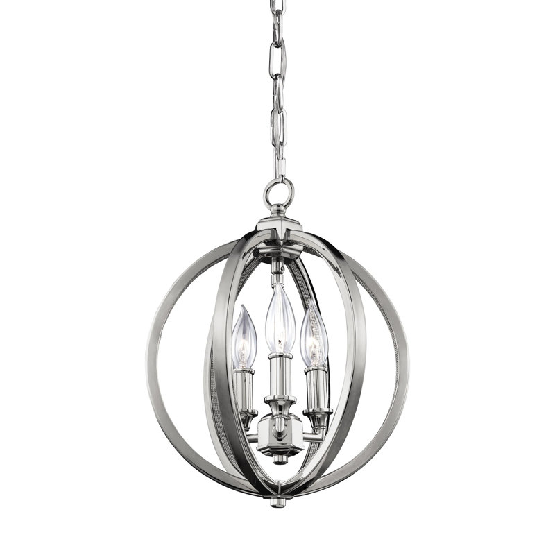 Corinne 3 - Light Pendant, Polished Nickel