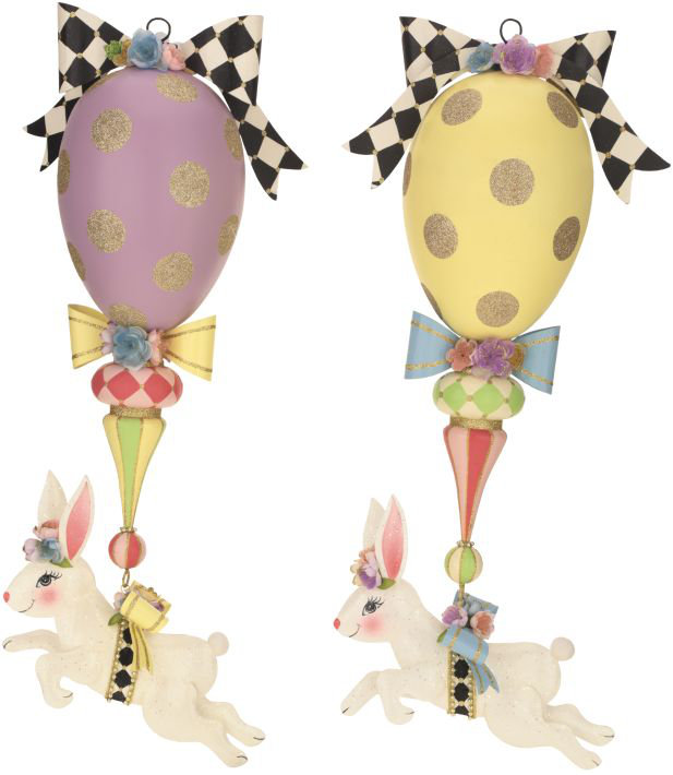 Spring Rabbit Finial Ornament