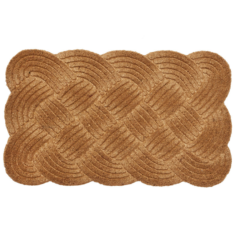 Lovers Knot Embossed Outdoor Doormat
