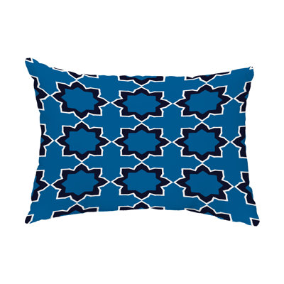Housse et insert de coussin rectangulaire bohémien d'extérieur