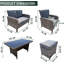 Elsfield Rattan Wicker 6 - Person Seating Group with Cushions-1306265486