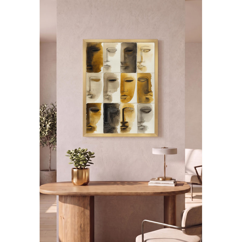 Faces in Sequence, 40" H x 53" W
