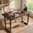 51.2" W Solid Rubberwood Writing Desk with Rounded Corners