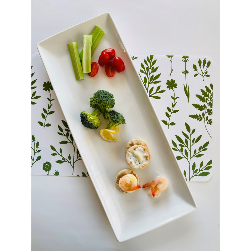 Plateau de service rectangulaire 19,5 po