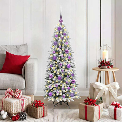 Artificial Christmas Tree with 150 LEDs White
