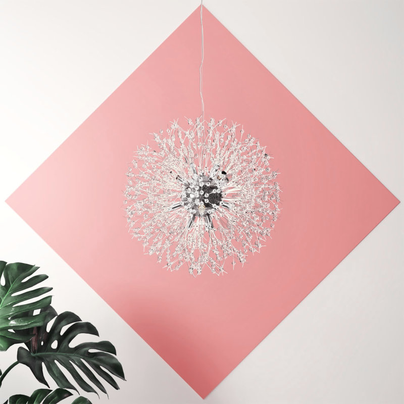 Shugar Modern Crystal Beaded Firework Chandelier