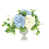 Bleu et crème sélectionné