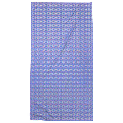 Serviette de bain à losanges