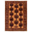 Tapis brun clair 6 pi 9 po x 9 pi 6 po Teimani