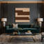 Minimalisme 61, art mural sur toile brune-768474405