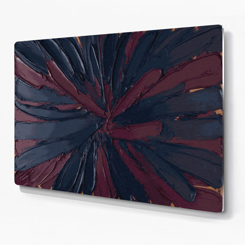 Art mural en métal Neo Expressionism 92, H 96 po x l 120 po x P 0,05 po