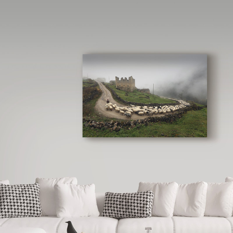 Mayis «Sheep Herder», reproduction de photo sur toile tendue, H 16 po x l 24 po x P 2 po