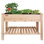 Handmade Wood Elevated Planter