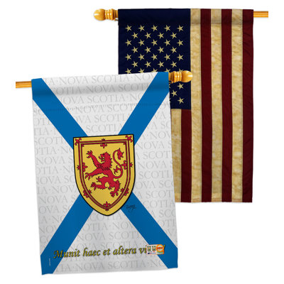 Double Sided 40'' H x 28'' W Polyester House Flag
