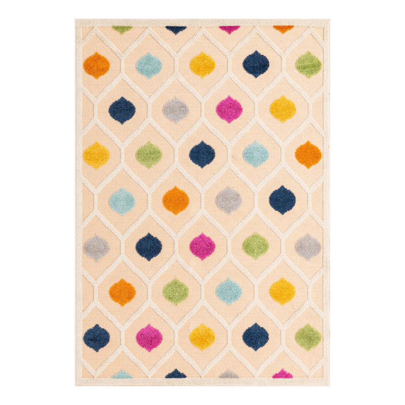 Noord Aruba Indoor/Outdoor Rug, Rectangle 4' x 6'