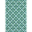 Tapis intérieur / extérieur bleu / vert Jaeden-23970743