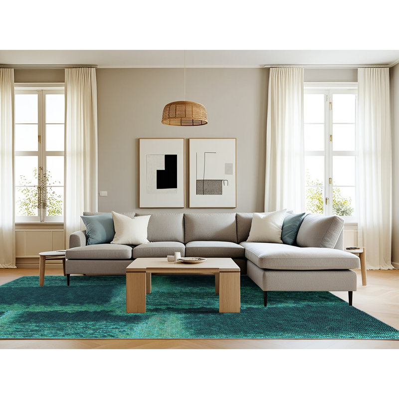 Abstract Indoor Rug, Rectangle 8' x 10'