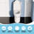 One-Piece Elongated Toilet, 12" Rough-In Dual Flush (1.1/1.6 GPF) Skirted Ceramic Toilet with Soft Close Seat, White