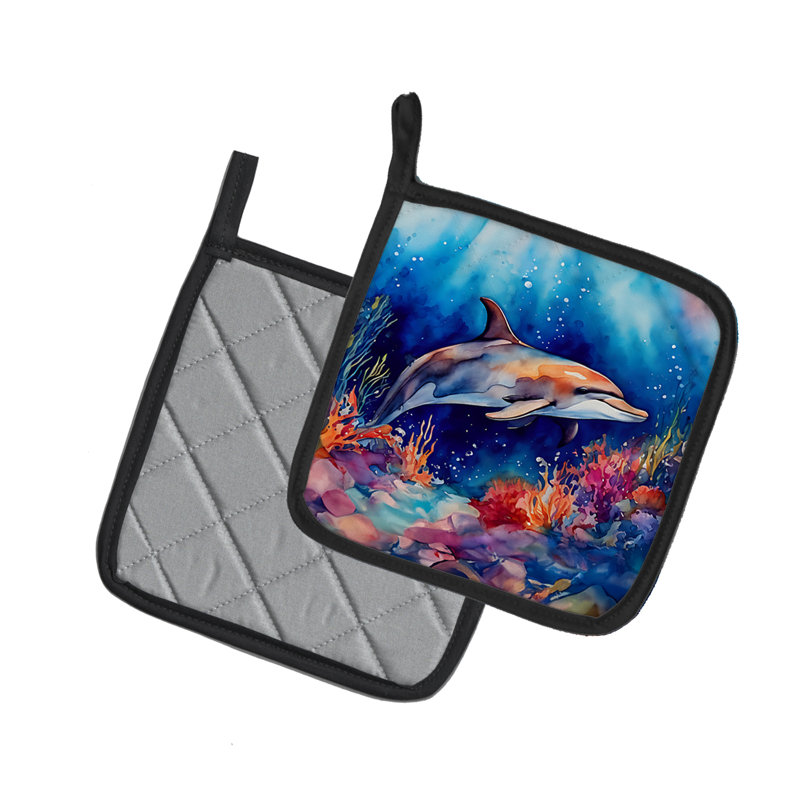 Caroline's Treasures Nautical Collection Polyester Potholder Set