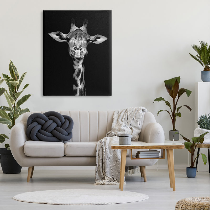 "Greyscale Zebra Stripes", photographie détaillée par Incado - impression, Toile tendue, H 48 po x l 36 po x P 1,5 po