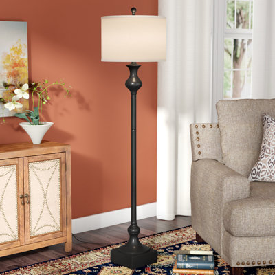 Millie 61.5'' Black Traditional Floor Lamp