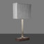 Bush Rectangle Slimline Metal Table Lamp