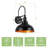 Black Gooseneck Hardwired Outdoor Barn Light, Vintage Industrial Outdoor Porch Light Farmhouse Outdoor Wall Sconce