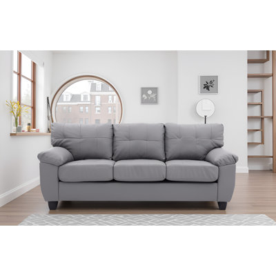 Rimouski Faux Leather Sofa