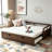 Extending Daybed with Trundle, Wooden Daybed-1661865575