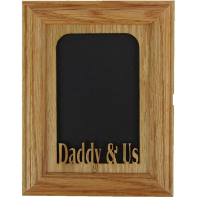 Oak Solid Wood Picture Frame with Mat