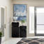 Piédestal à miroir noir haut-131436010
