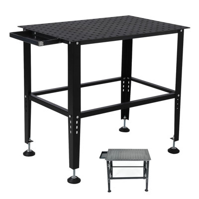 60.96cm W Steel Top Workbench