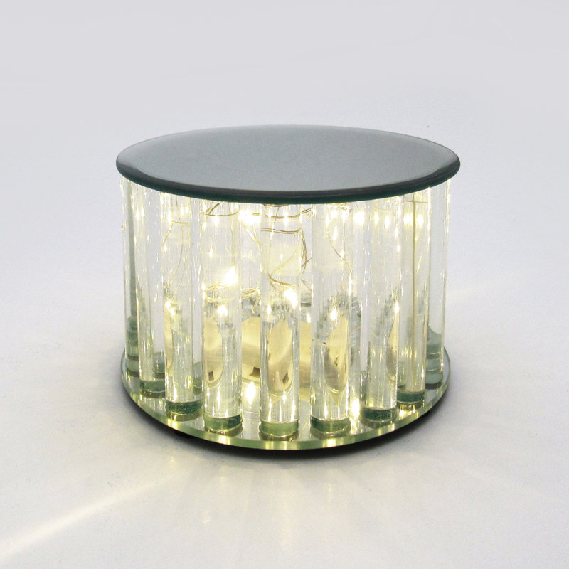 Présentoir à gâteaux lumineux avec miroir Abdoulie
