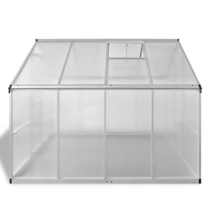 118.9' W x 74.8' D Hobby Greenhouse, 76.8" H x 95.3" W x 98.4" D