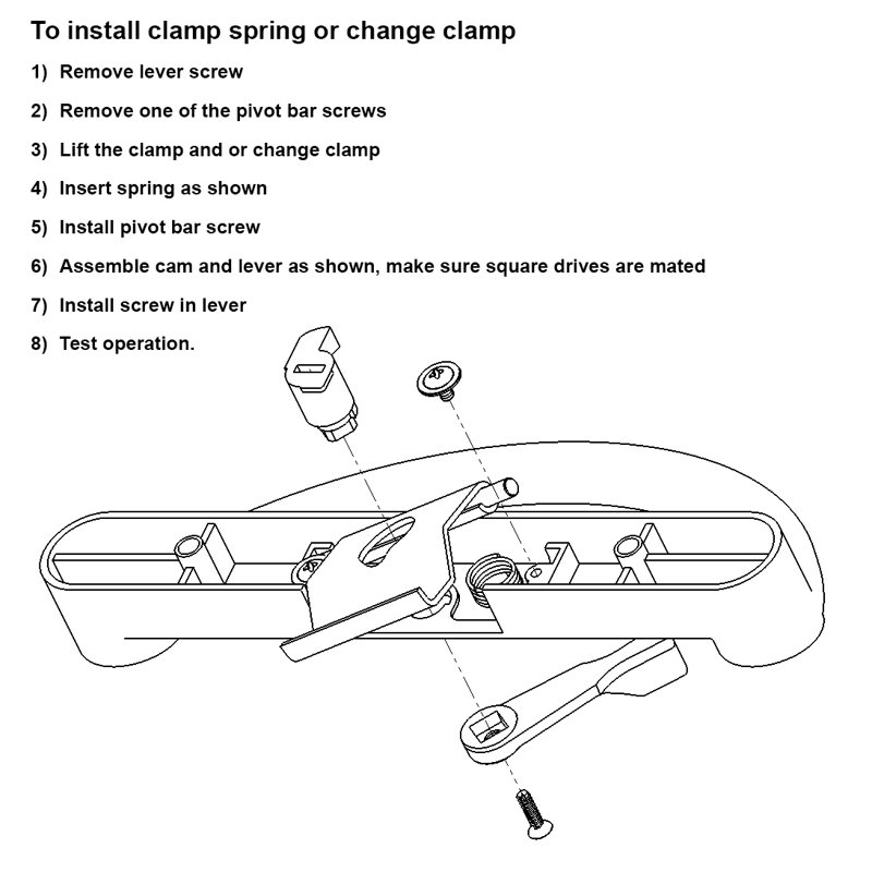 Non-Keyed Sliding Glass Door Handle Set – Replace Old or Damaged Door Handles Quickly and Easily – Blacke Diecast, Clamp Style, Surface Mount, Fits 4-15/16 in. Hole Spacing (Single Pack)
