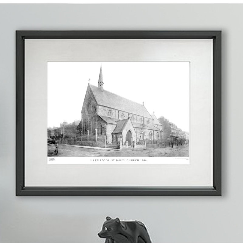 Hartlepool, St James - Single Picture Frame Print, 28cm H x 36cm W x 2.3cm D