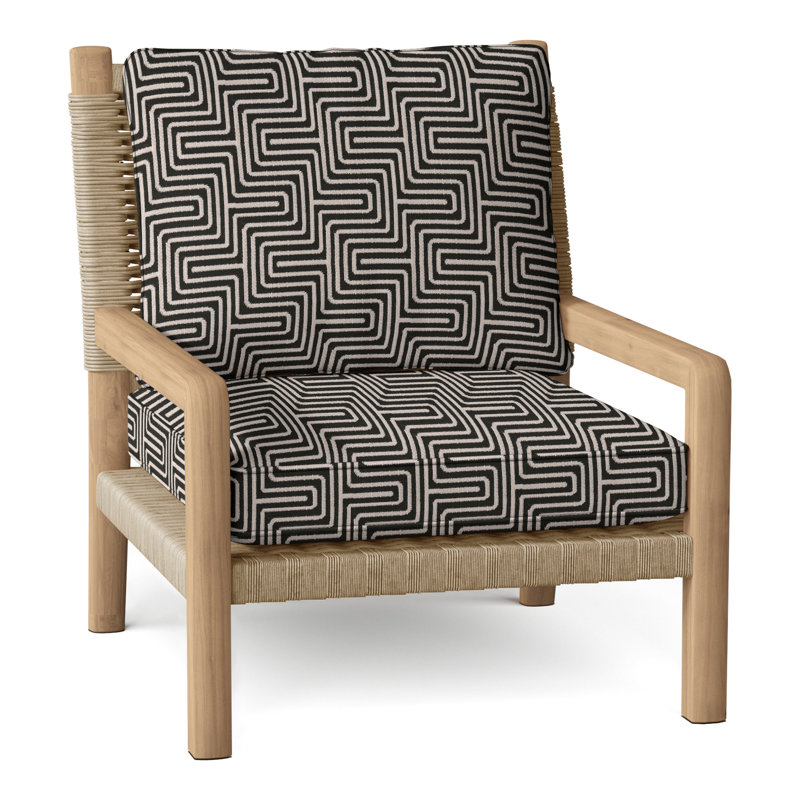 Hudson Outdoor Lounge Chair, Hudson Natural Cord, Perigold Key Figure Onyx