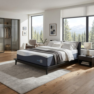Matelas Miy, mousse viscoélastique imprégnée de gel, 14 pouces, réglable