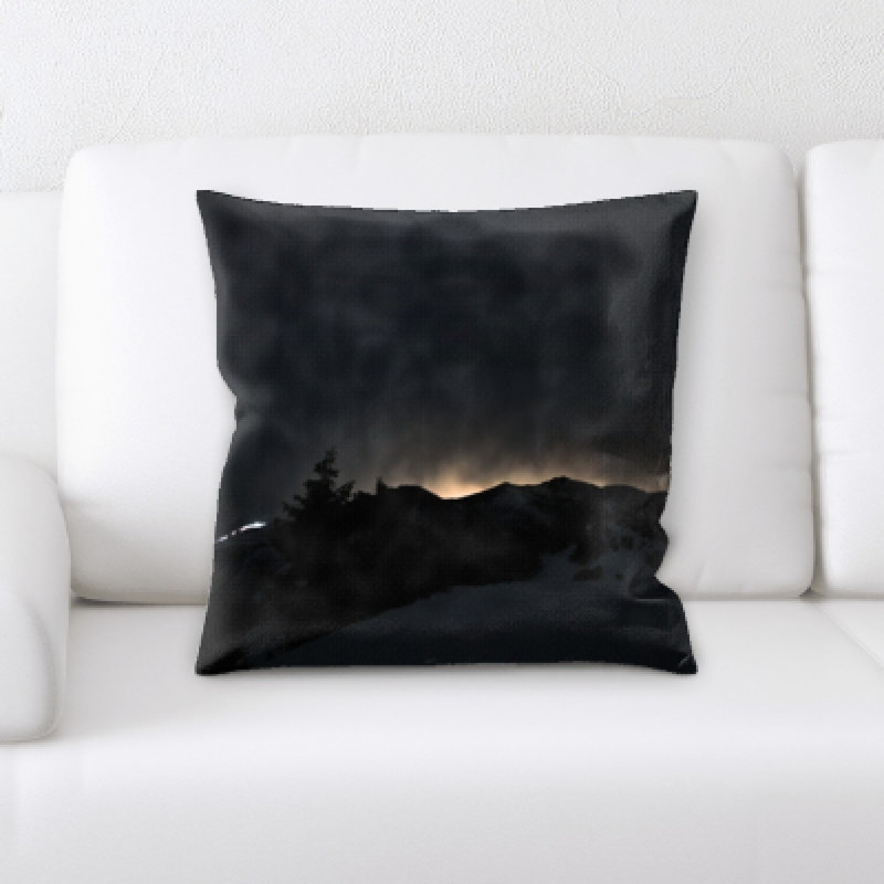 Microsuede Throw Pillow