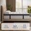 Matelas pleine grandeur 12 po, matelas en mousse à mémoire de forme hybride dans une boîte avec mousse de gel rafraîchissante et ressorts ensachés individuellement, support ferme moyen-703242678-703242568
