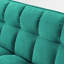 Lit pliable de 54,33 pouces en 3 longueurs, lit escamotable à dossier réglable en velours. Style moderne. Repose-pieds confortable. Réglages. Tissu doux et pieds en plastique. 2 coussins. Le look préféré du salon. Surpiqûres.